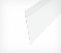 Полочные ценникодержатели, Ценникодержатели с клеящейся лентой, DBR. Продажа POS-материалов от производителя по низким ценам. Подберем ценникодержатели для Ваших стеллажей, оперативная доставка - Ценникодержатель полочный крепление скотч DBR 105